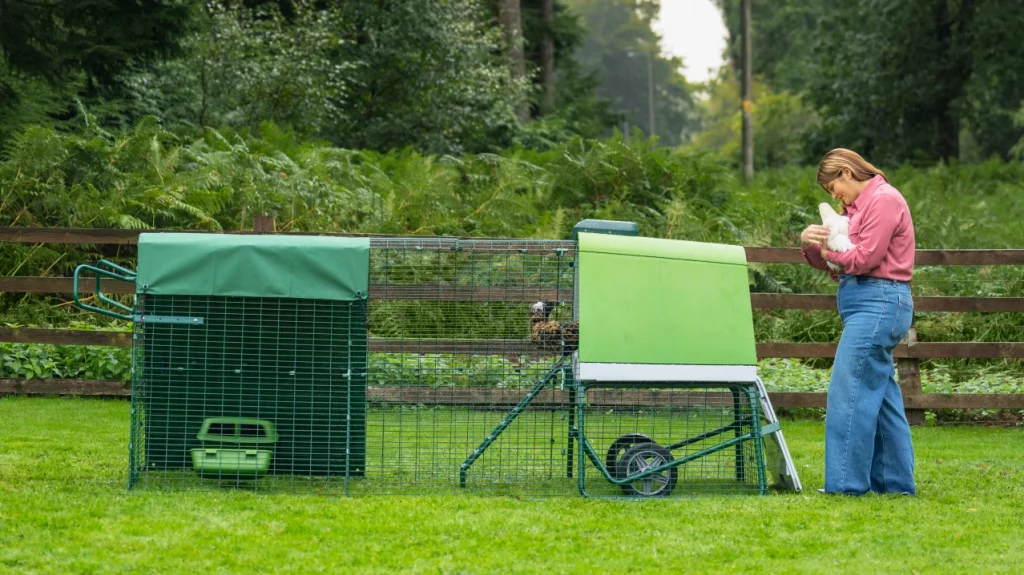 Poulailler Eglu Go UP avec enclos Omlet, vue complète